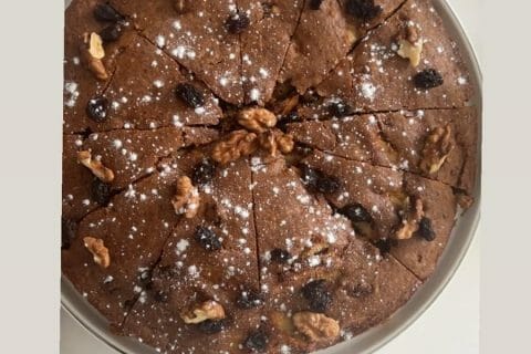 Cliquez pour zoomer ! Gâteau aux pommes, noix et raisins secs Thermomix par Alev