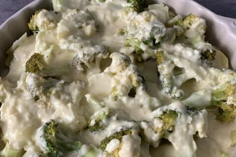 Cliquez pour zoomer ! Gratin de pommes de terre et brocolis Thermomix par Alev