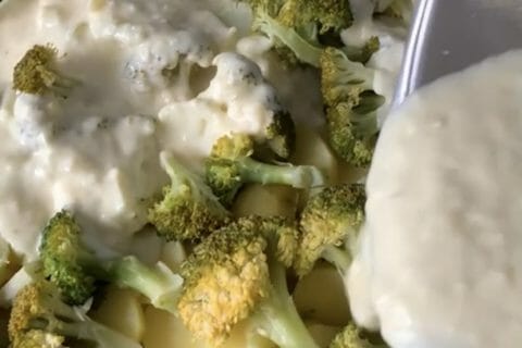 Cliquez pour zoomer ! Gratin de pommes de terre et brocolis Thermomix par Alev