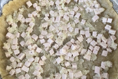 Cliquez pour zoomer ! Quiche poulet et tomates cerises Thermomix par Alev