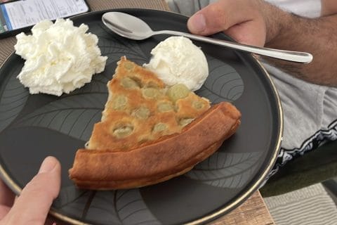 Cliquez pour zoomer ! Clafoutis aux raisins frais Thermomix par Alev