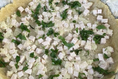 Cliquez pour zoomer ! Quiche poulet et tomates cerises Thermomix par Alev