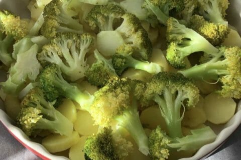 Cliquez pour zoomer ! Gratin de pommes de terre et brocolis Thermomix par Alev