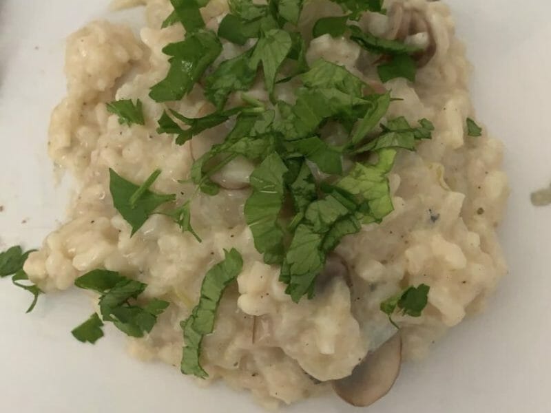 Cliquez pour zoomer ! Risotto au gorgonzola et champignons Thermomix par Alev