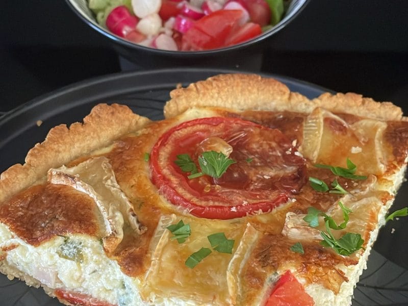 Cliquez pour zoomer ! Quiche poulet et tomates cerises Thermomix par Alev