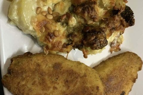 Cliquez pour zoomer ! Gratin de pommes de terre et brocolis Thermomix par Alev