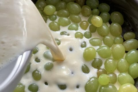 Cliquez pour zoomer ! Clafoutis aux raisins frais au Thermomix