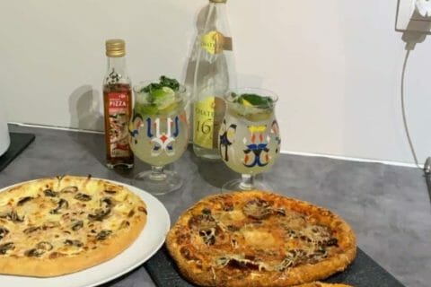 Cliquez pour zoomer ! Pizza au thon et aux olives Thermomix par Alev