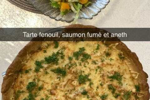 Cliquez pour zoomer ! Tarte au fenouil et saumon au Thermomix