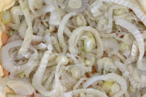 Cliquez pour zoomer ! Tarte au fenouil et saumon au Thermomix