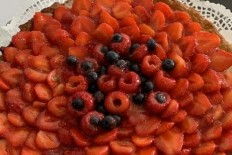 Cliquez pour zoomer ! Tarte aux fraises au Thermomix