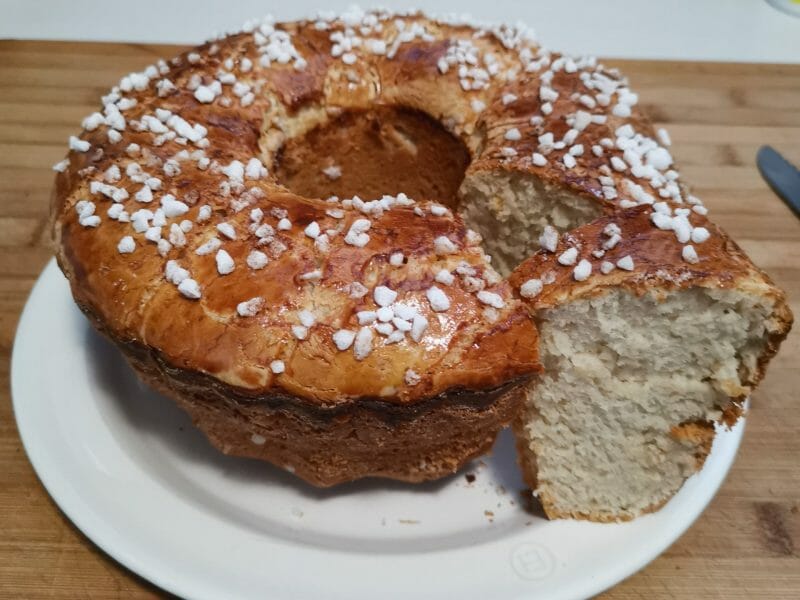 Cliquez pour zoomer ! Brioche tressée à la mie filante Thermomix par zazou46
