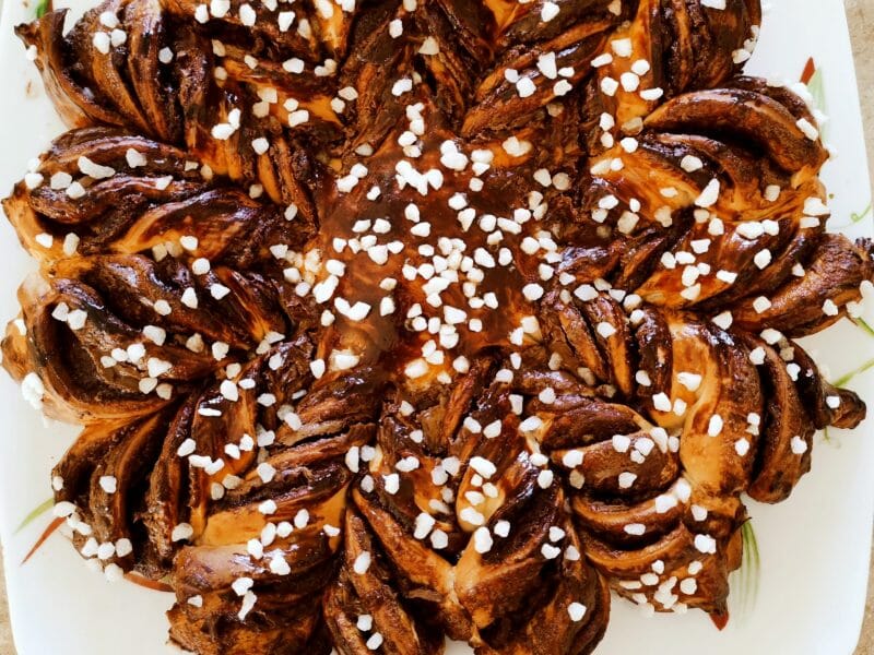 Cliquez pour zoomer ! Brioche étoilée au Nutella Thermomix par lolimomax