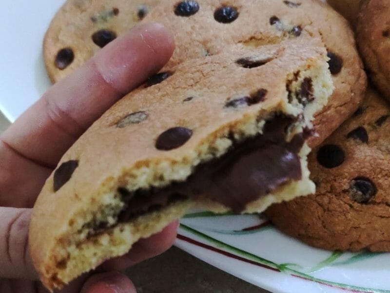 Cliquez pour zoomer ! Cookies fourrés au nutella Thermomix par lolimomax