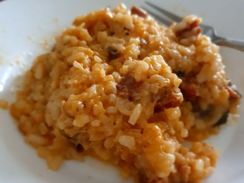 Cliquez pour zoomer ! Risotto au chorizo Thermomix par Numerobis92