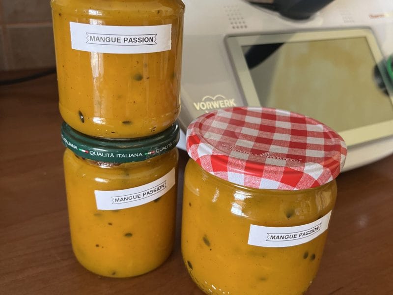 Cliquez pour zoomer ! Confiture de mangues et fruits de la passion Thermomix par bpothin