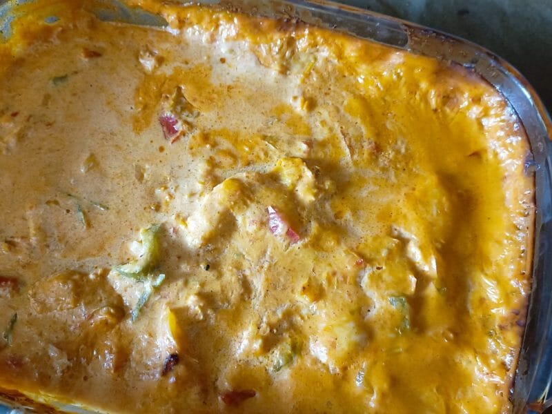 Cliquez pour zoomer ! Poulet à la crème de poivrons Thermomix par kelly_177