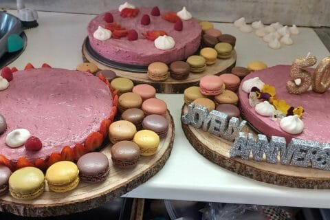 Cliquez pour zoomer ! Bavarois aux framboises Thermomix par lea.b64