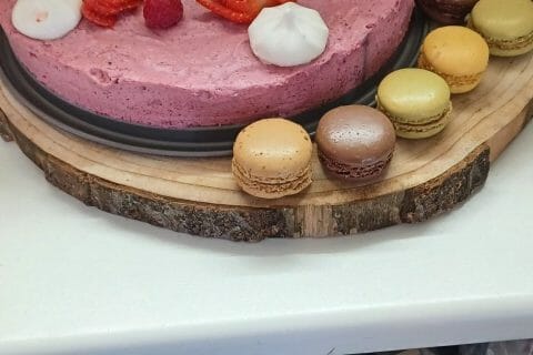 Cliquez pour zoomer ! Bavarois aux framboises Thermomix par lea.b64