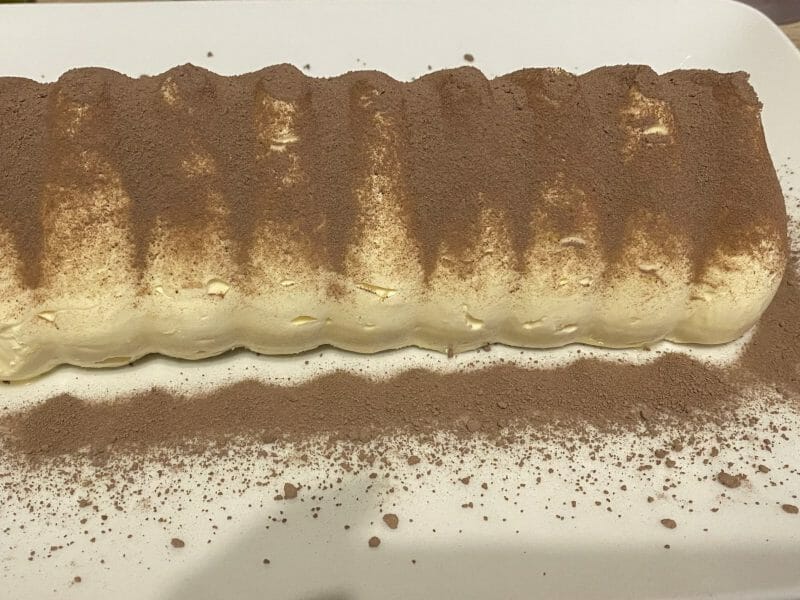 Cliquez pour zoomer ! Bûche Tiramisu Thermomix par eleonore27