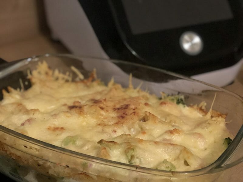 Cliquez pour zoomer ! Gratin de pâtes au brocoli Thermomix par justine_0506