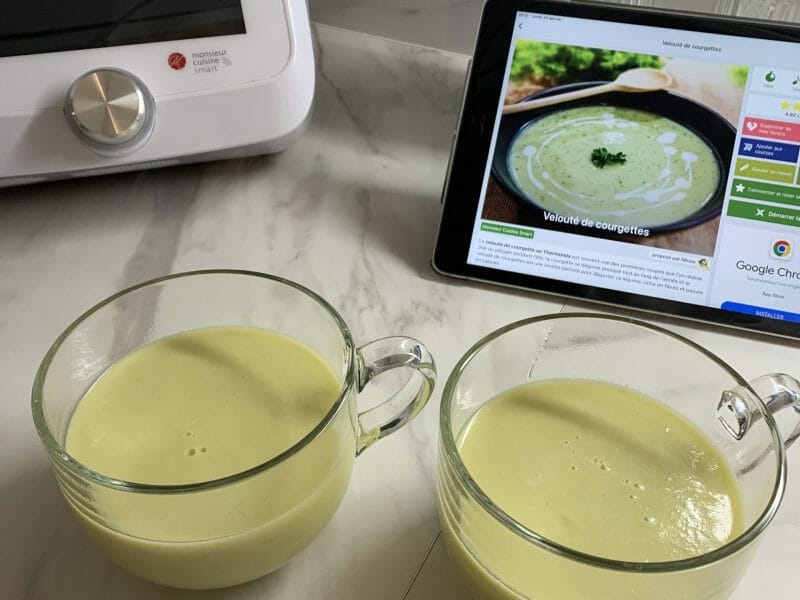 Cliquez pour zoomer ! Velouté de courgettes Thermomix par pillcook