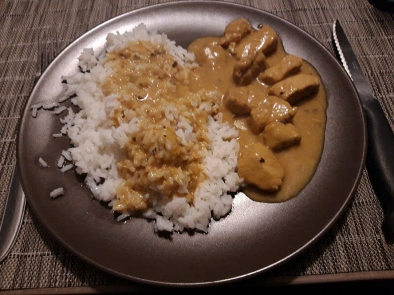 Cliquez pour zoomer ! Sauté de porc au curry Thermomix par Zany196