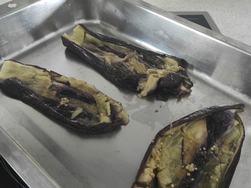 Cliquez pour zoomer ! Aubergines farcies à la viande hachée Thermomix par gaelle2210