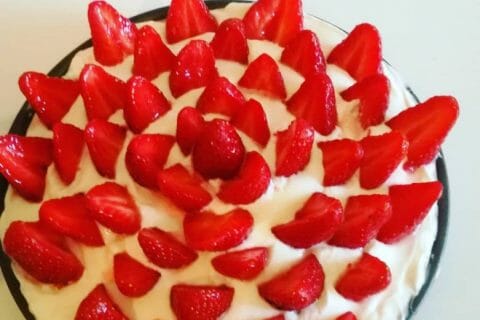 Cliquez pour zoomer ! Tarte aux fraises sans cuisson Thermomix par Hippichik7