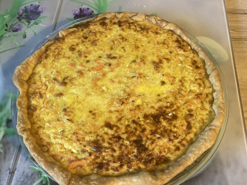 Cliquez pour zoomer ! Tarte courgettes et carottes Thermomix par aline_269