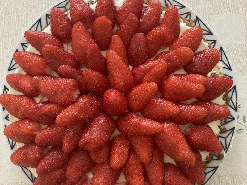 Cliquez pour zoomer ! Tarte aux fraises sans cuisson Thermomix par aline_269