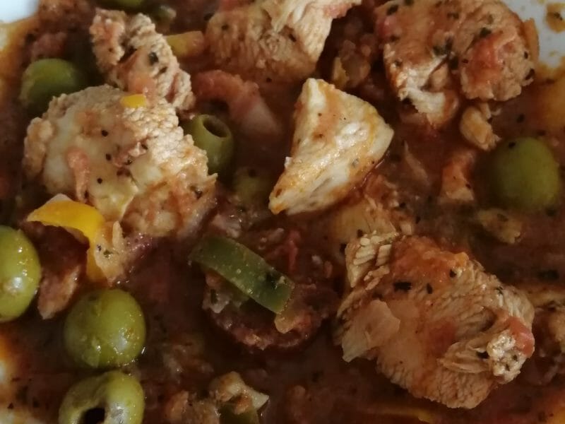 Cliquez pour zoomer ! Sauté de poulet au chorizo Thermomix par ceci_31