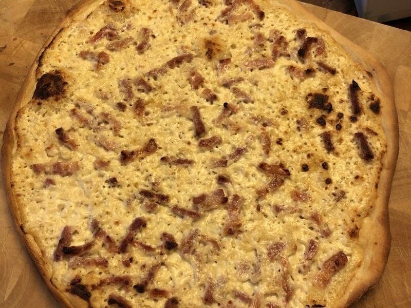 Cliquez pour zoomer ! Flammekueche traditionnelle Thermomix par Ewnig