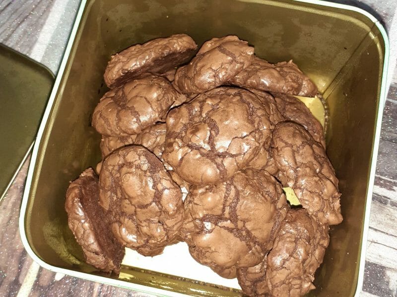 Cliquez pour zoomer ! Cookies brownies Thermomix par marieclope