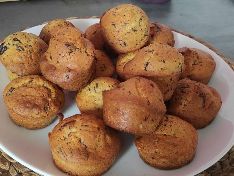 Cliquez pour zoomer ! Muffins aux pépites de chocolat Thermomix par doudoutag