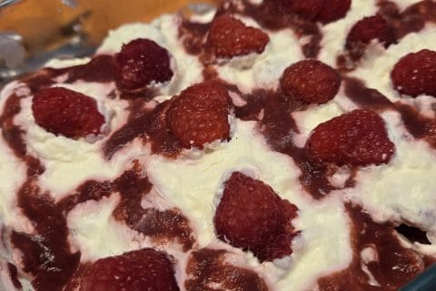 Cliquez pour zoomer ! Tiramisu aux framboises et spéculoos Thermomix par csfefinou