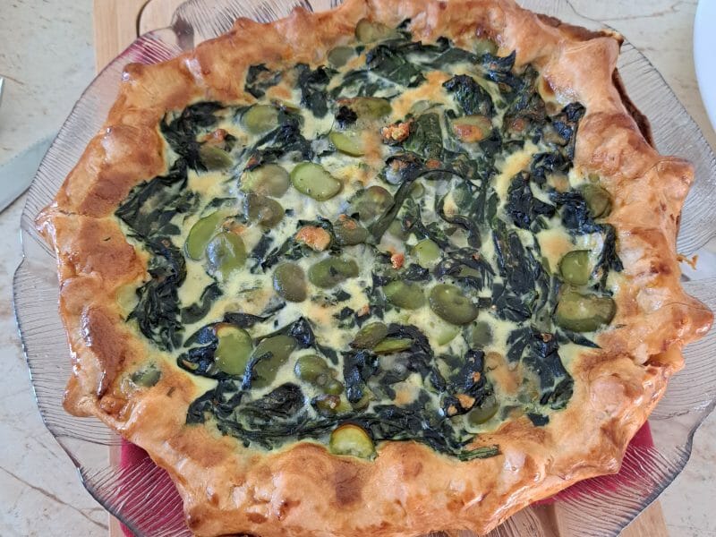 Cliquez pour zoomer ! Quiche épinards et lardons Thermomix par csfefinou