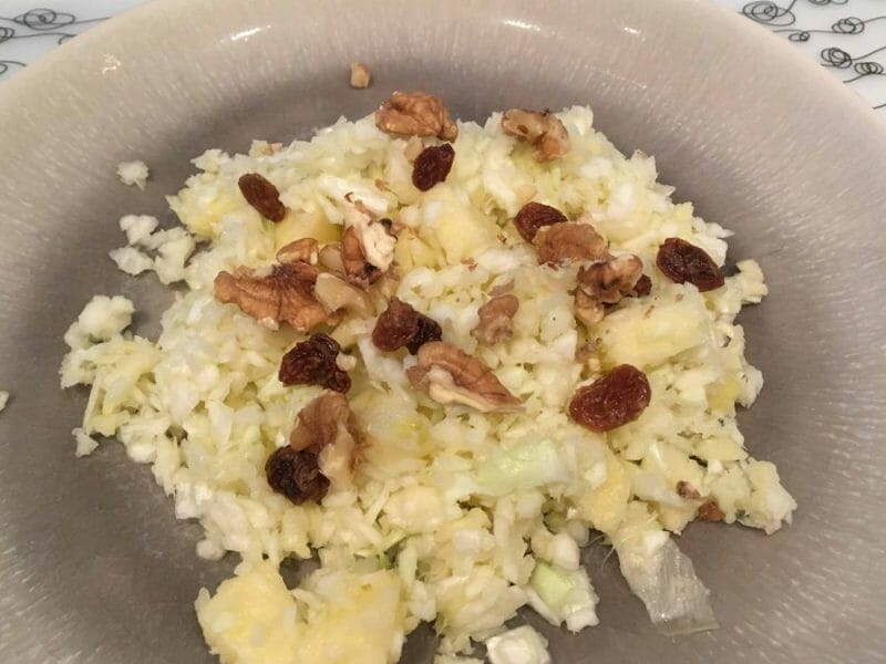 Cliquez pour zoomer ! Salade pommes, chou et noix Thermomix par jbdoussot