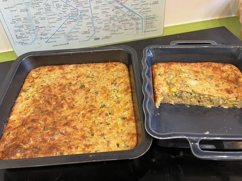 Cliquez pour zoomer ! Zucchini slice – Pain de courgettes australien Thermomix par jbdoussot