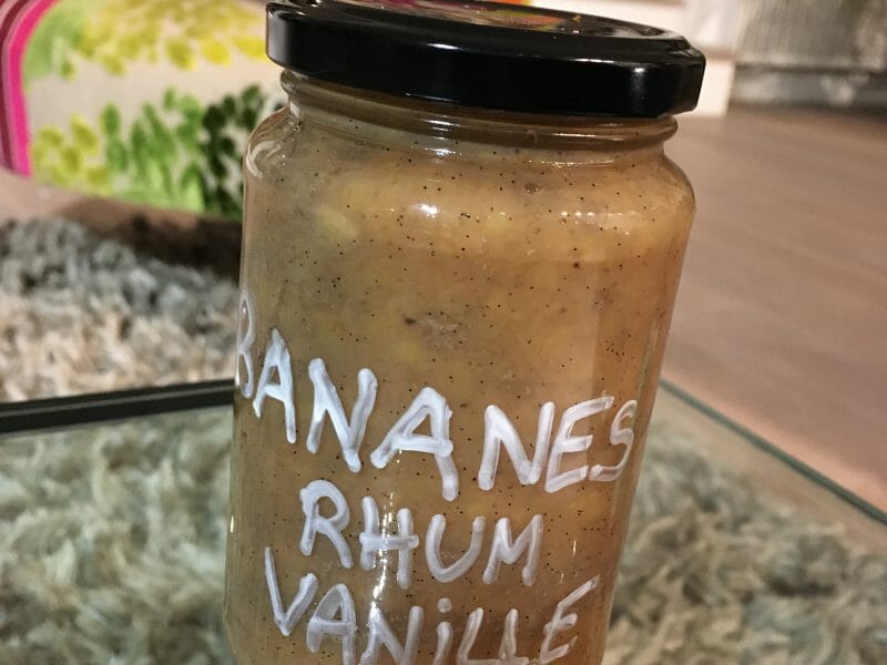 Cliquez pour zoomer ! Confiture banane, vanille et rhum Thermomix par jbdoussot