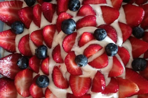 Cliquez pour zoomer ! Tarte aux fraises sans cuisson Thermomix par elodie-972