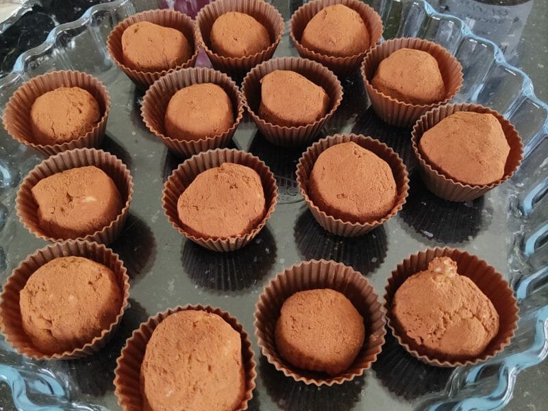 Cliquez pour zoomer ! Truffes au tiramisu Thermomix par Agaelle