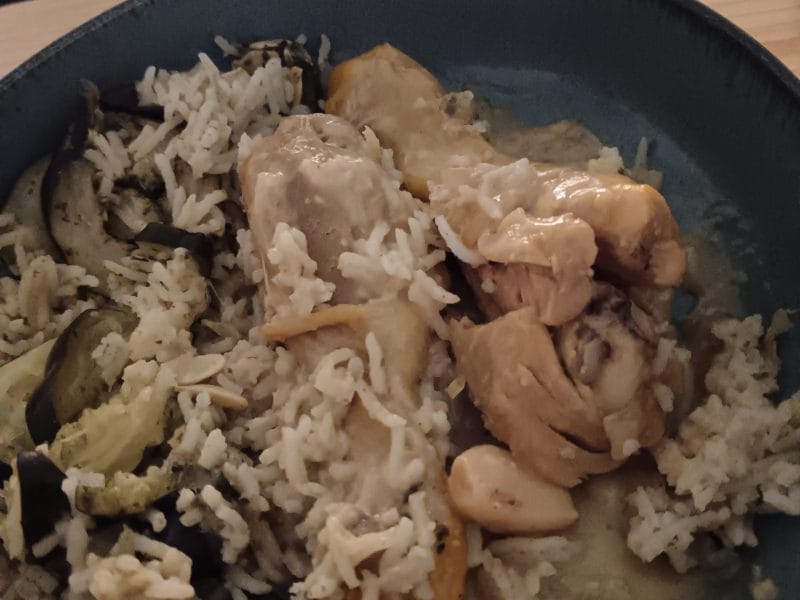 Cliquez pour zoomer ! Pollo al ajillo Thermomix par Purpleas