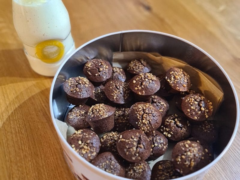 Cliquez pour zoomer ! Financiers au chocolat Thermomix par virginie_916