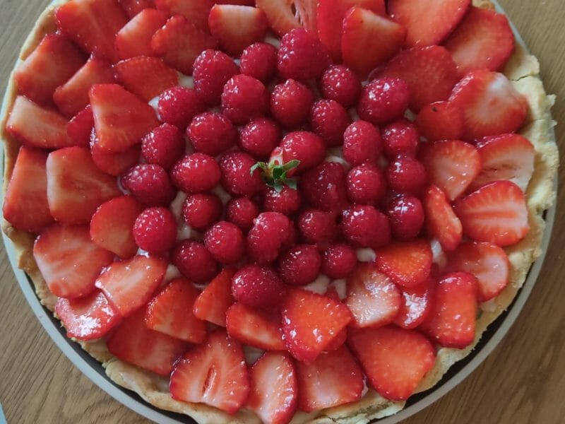 Cliquez pour zoomer ! Tarte aux fraises Thermomix par mathilde_498