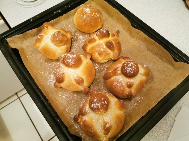 Cliquez pour zoomer ! Pan de muerto – Pain des morts Thermomix par mariellekouek