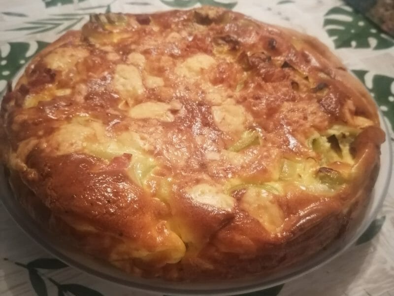 Cliquez pour zoomer ! Gâteau poireaux, lardons et fromage Thermomix par stephie_deemi