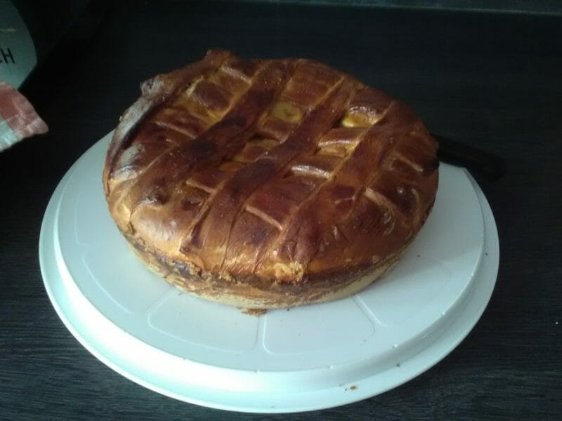 Cliquez pour zoomer ! Brioche aux pommes caramélisées Thermomix par Valou nounou