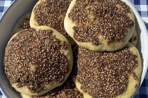 Cliquez pour zoomer ! Man’ouché au Zaatar Thermomix par patipata