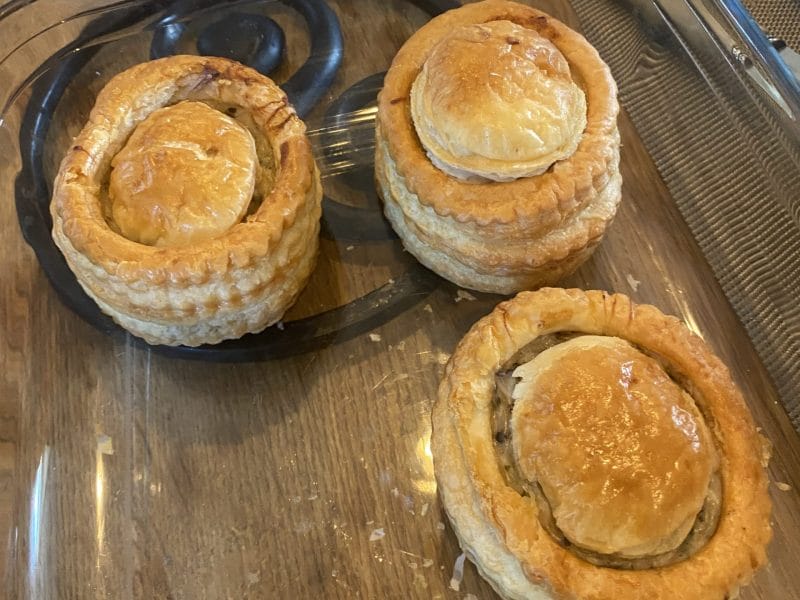 Cliquez pour zoomer ! Vols au vent dinde et champignons Thermomix par patipata
